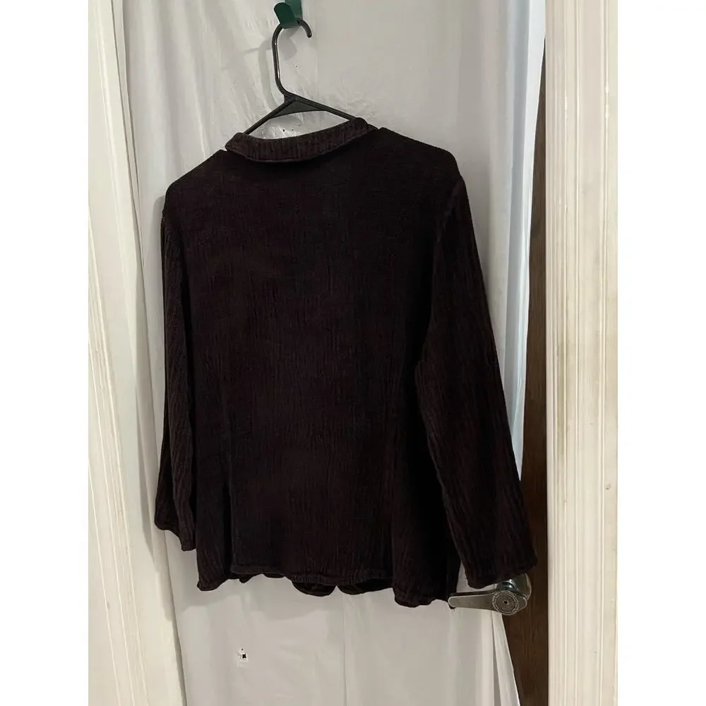 CP Shades Linen Blend Button Down Shirt/Shacket - M - Picture 5 of 5